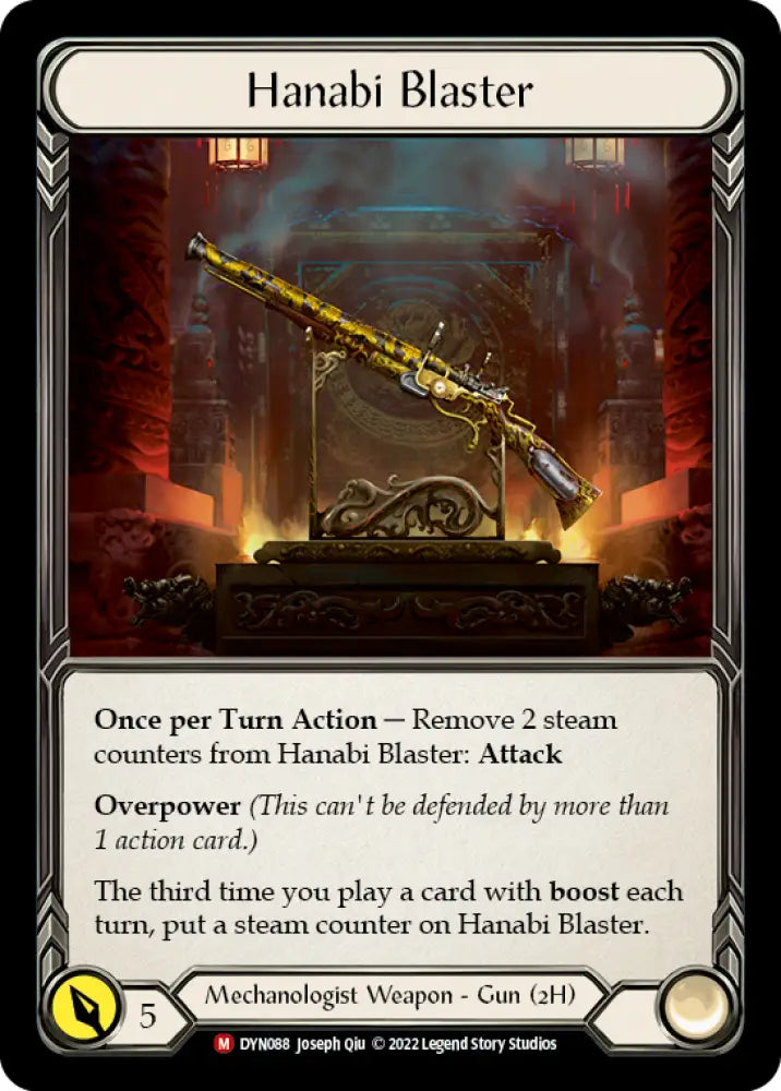 Hanabi Blaster [Dynasty] Rainbow Foil - Flesh And Blood Single