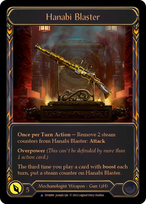 Hanabi Blaster (Marvel) [Dynasty] Cold Foil - Flesh And Blood Single