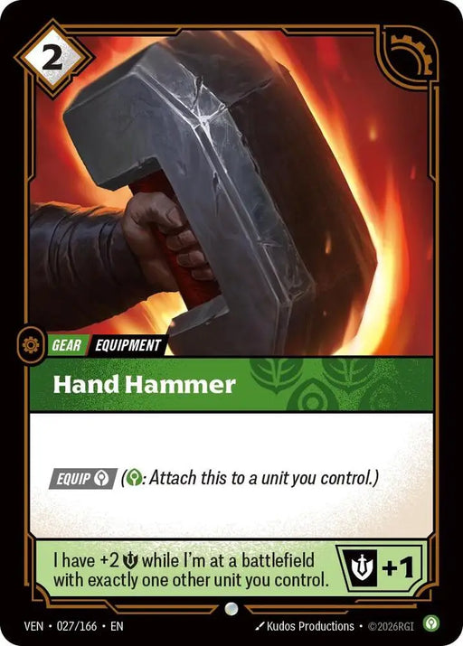 Hand Hammer (027/166) [Vendetta]