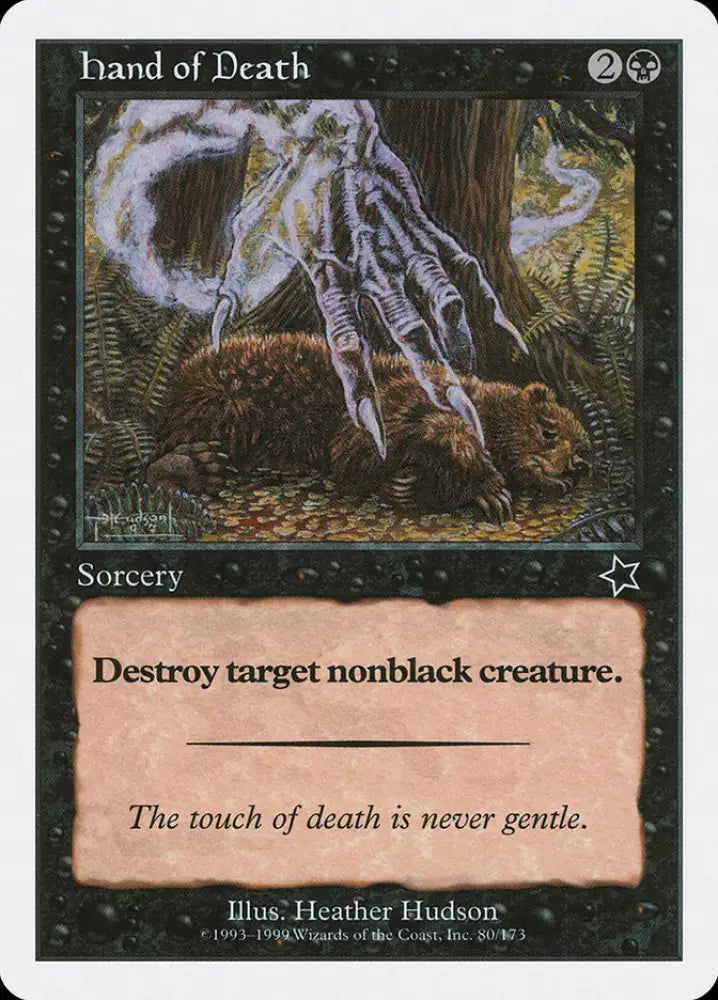 Hand of Death [Starter 1999] - MTG Single
