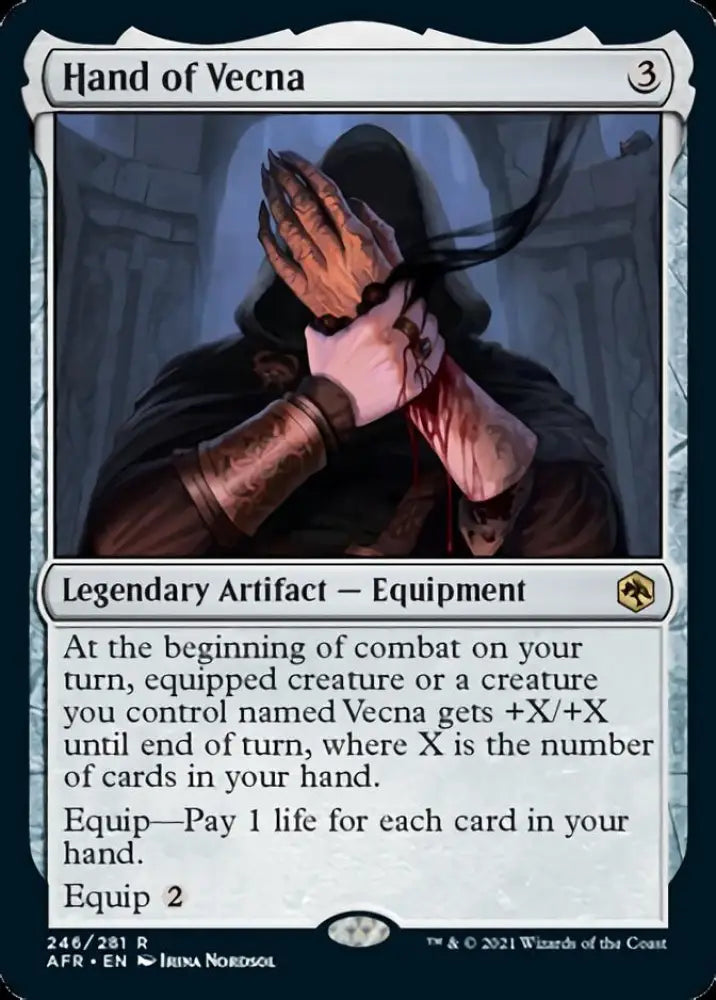 Hand of Vecna [Dungeons & Dragons: Adventures in the Forgotten Realms] - MTG Single