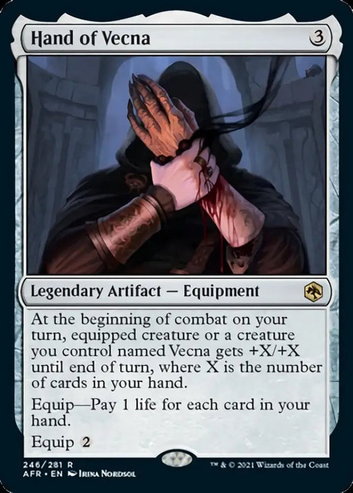 Hand of Vecna [Dungeons & Dragons: Adventures in the Forgotten Realms] - MTG Single