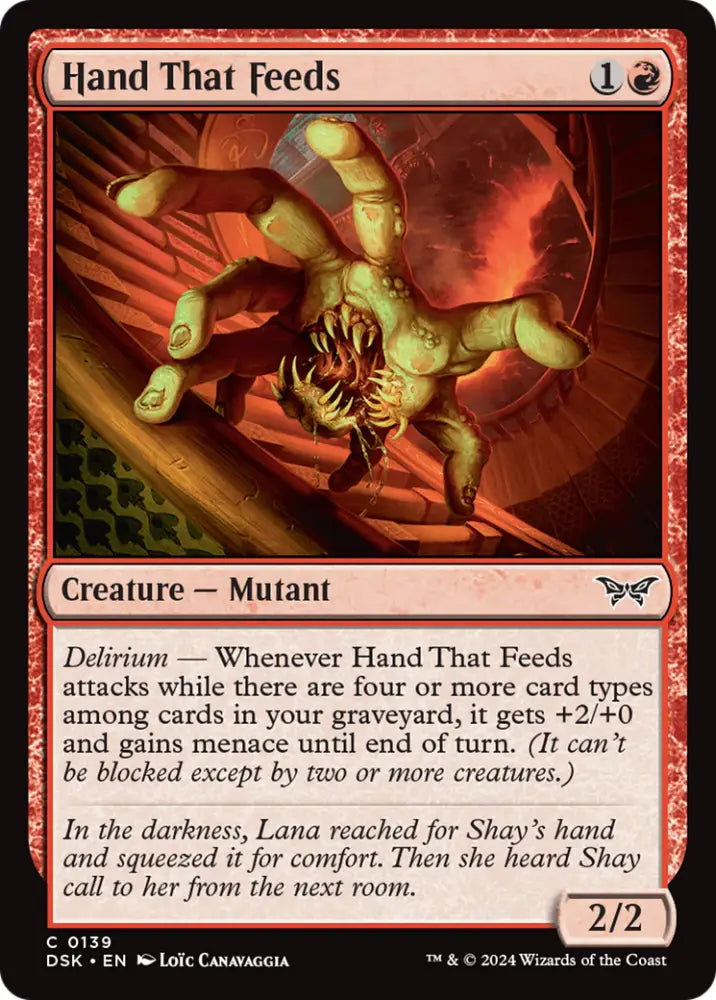 Hand That Feeds [Duskmourn: House of Horror] - MTG Single