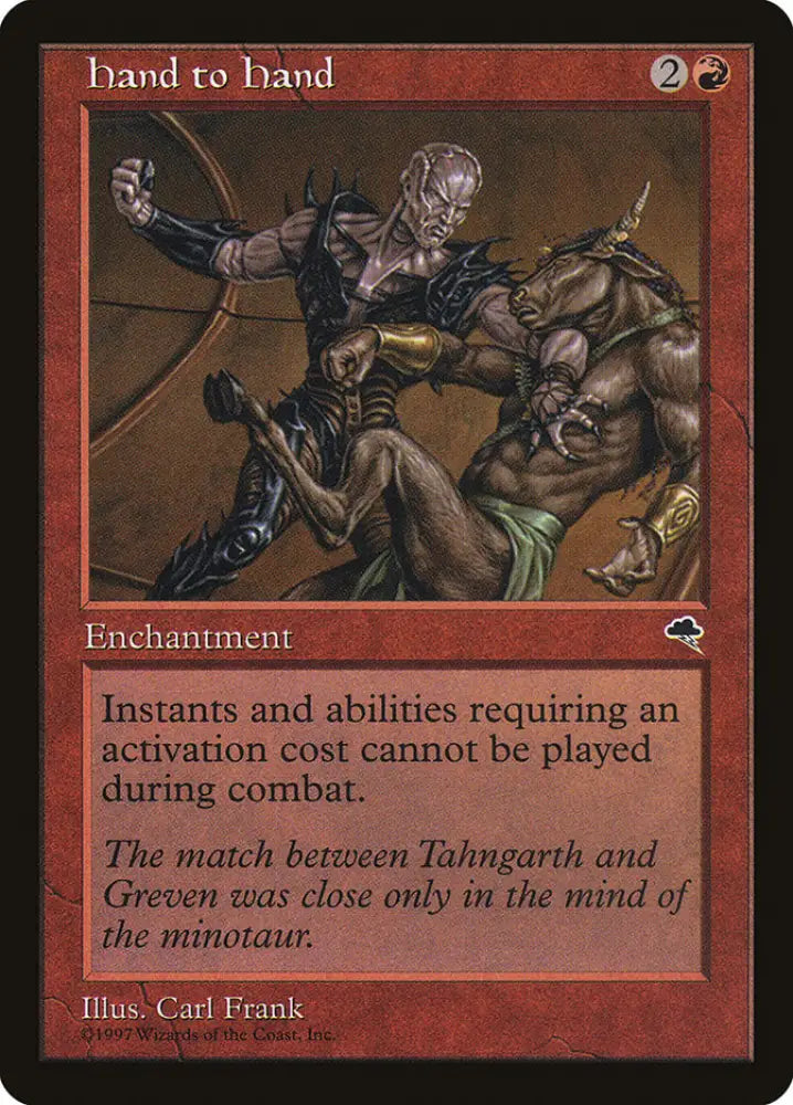Hand to Hand [Tempest] - MTG Single