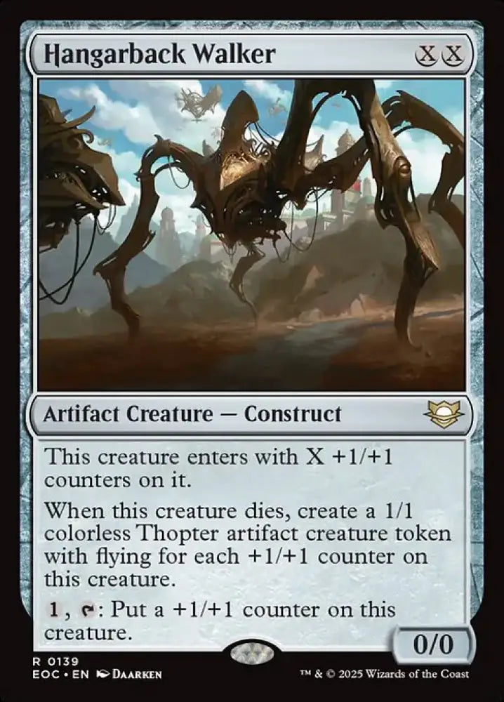 Hangarback Walker (139) [Edge of Eternities Commander]