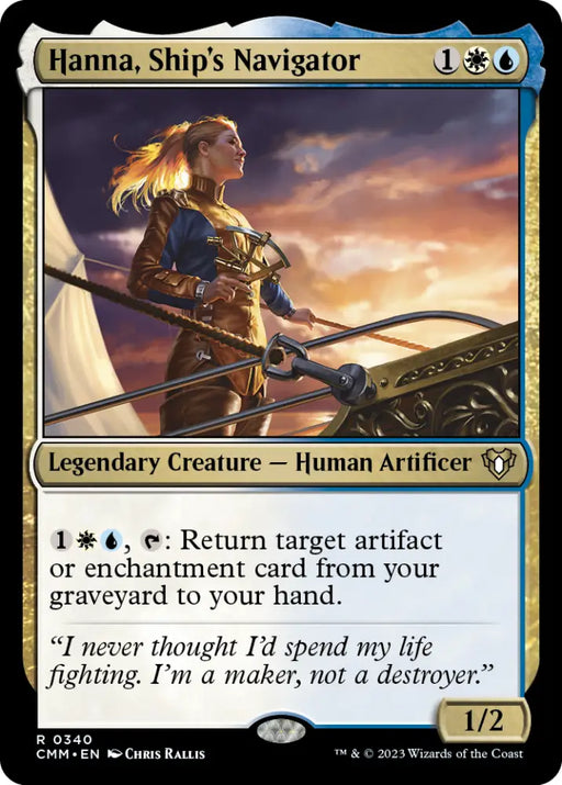 Hanna Ship’s Navigator [Commander Masters] - MTG Single