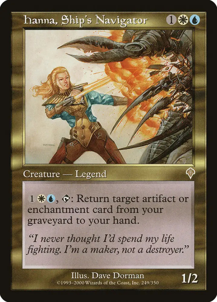 Hanna Ship’s Navigator [Invasion] - MTG Single