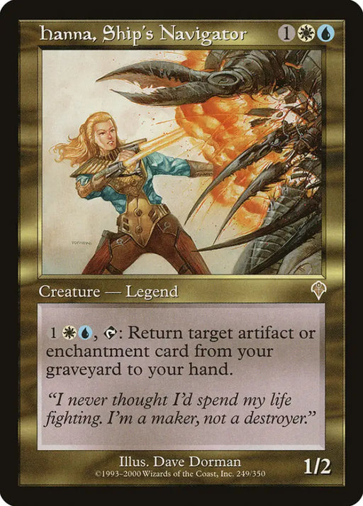 Hanna Ship’s Navigator [Invasion] - MTG Single