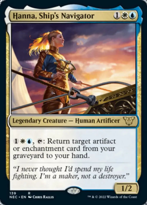 Hanna Ship’s Navigator [Kamigawa: Neon Dynasty Commander] - MTG Single