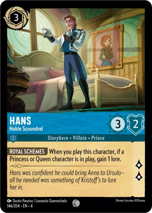 Hans - Noble Scoundrel (146/204) [Ursula’s Return] - Lorcana Single