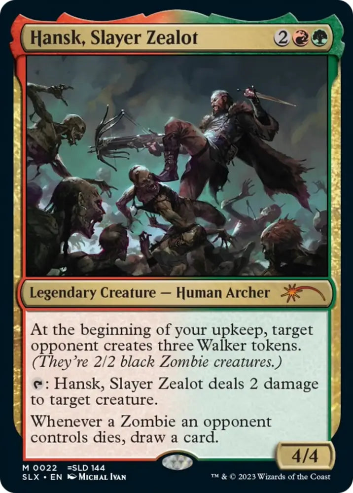 Hansk Slayer Zealot [Secret Lair: Universes Within] - MTG Single