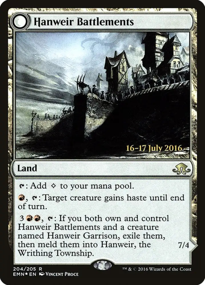 Hanweir Battlements [Eldritch Moon Prerelease Promos] - MTG Single