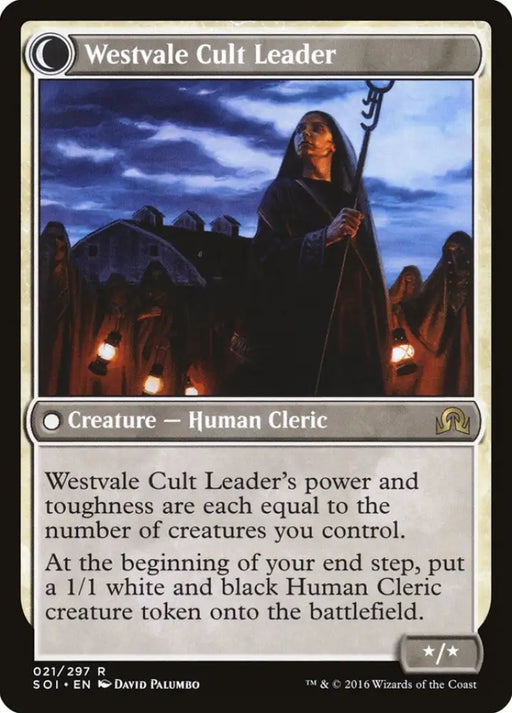 Hanweir Militia Captain // Westvale Cult Leader [Shadows over Innistrad] - MTG Single