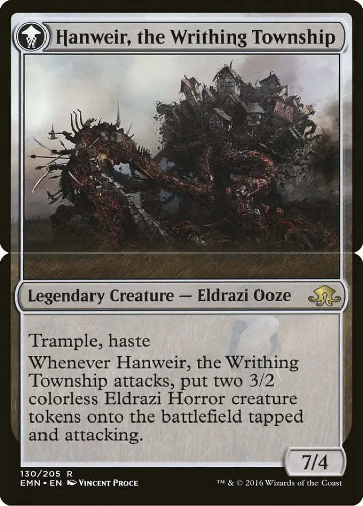 Hanweir the Writhing Township [Eldritch Moon] - MTG Single