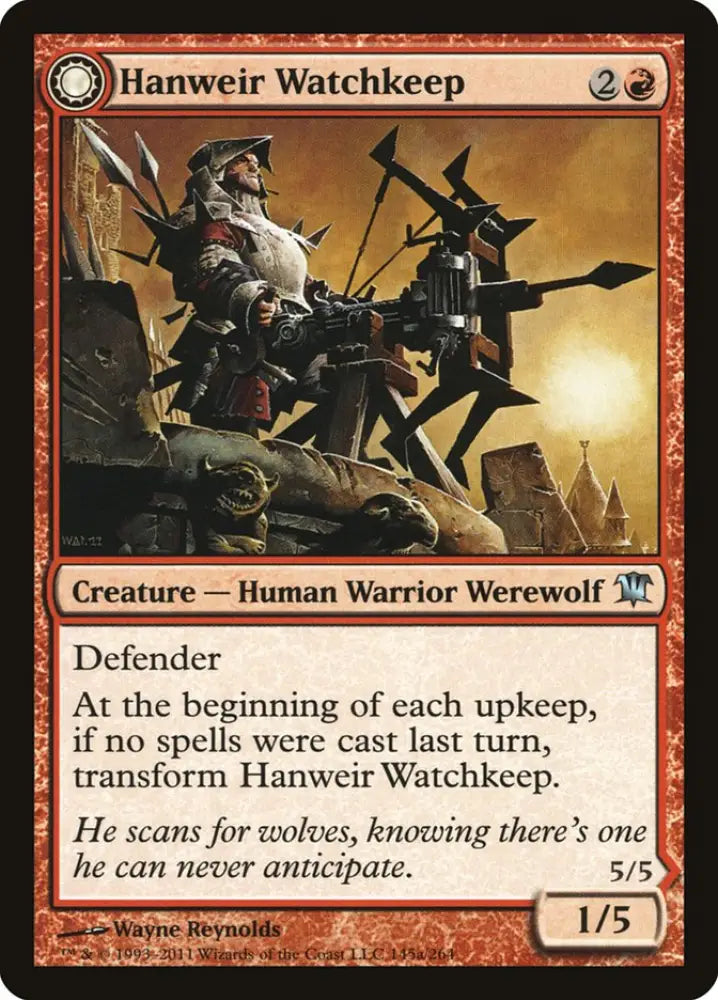 Hanweir Watchkeep // Bane of Hanweir [Innistrad] - MTG Single