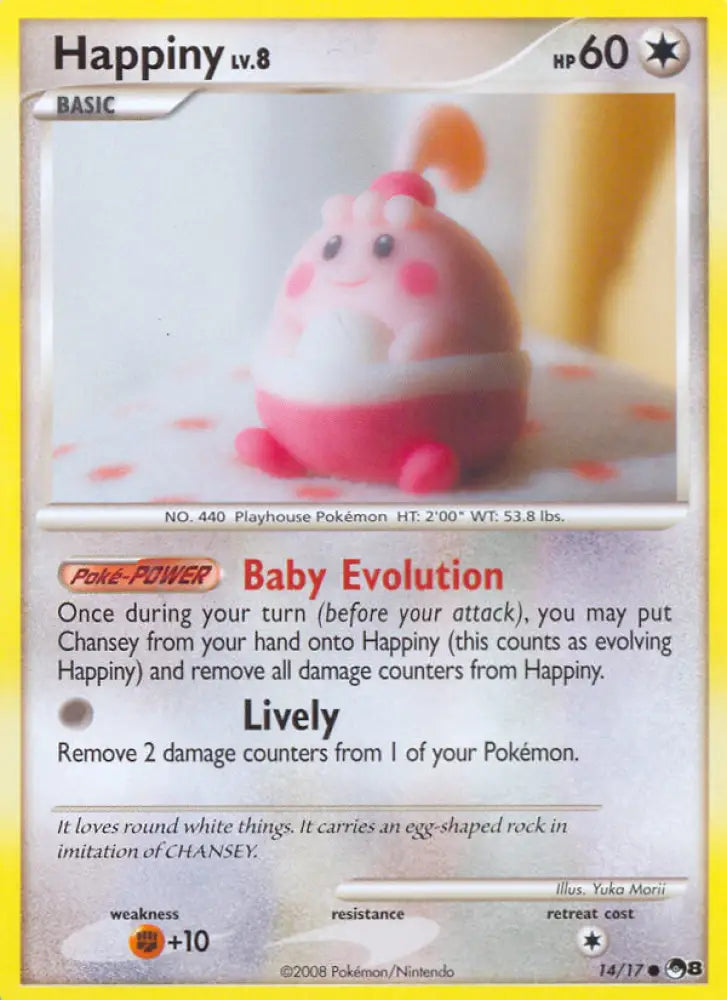Happiny (14/17) [POP Series 8] - Pokemon Single