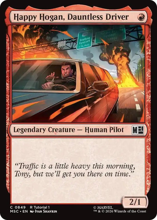 Happy Hogan, Dauntless Driver (0849) [Marvel Super Heroes Commander]