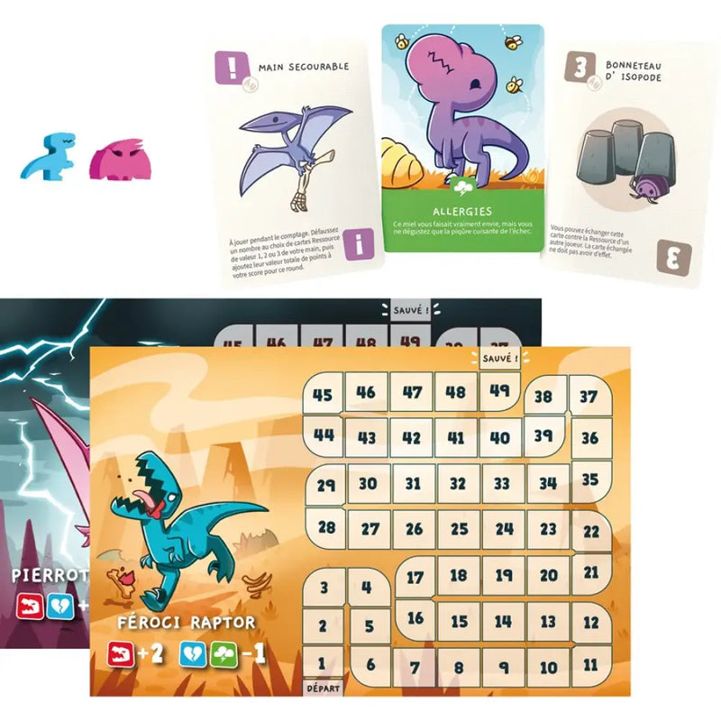 HAPPY LITTLE DINOSAURS: 5-6 JOUEURS (FR) - Board Games
