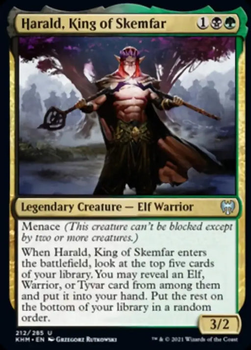 Harald King of Skemfar [Kaldheim] - MTG Single
