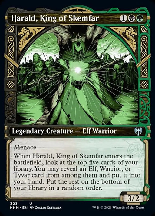 Harald King of Skemfar (Showcase) [Kaldheim] - MTG Single