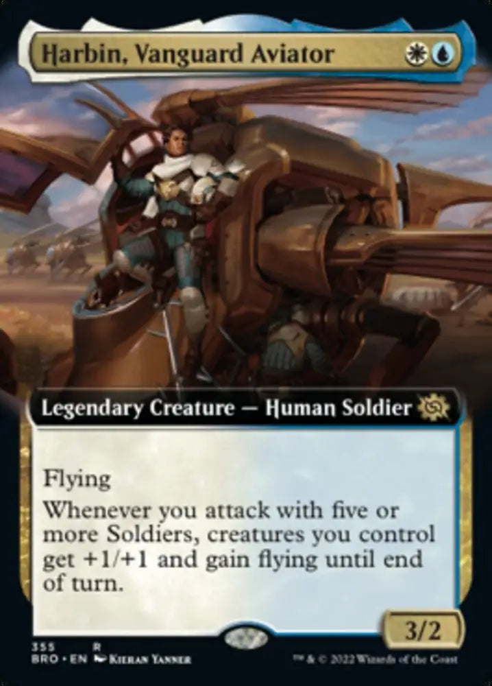 Harbin Vanguard Aviator (Extended Art) [The Brothers’ War] - MTG Single