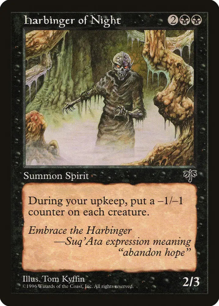 Harbinger of Night [Mirage] - MTG Single