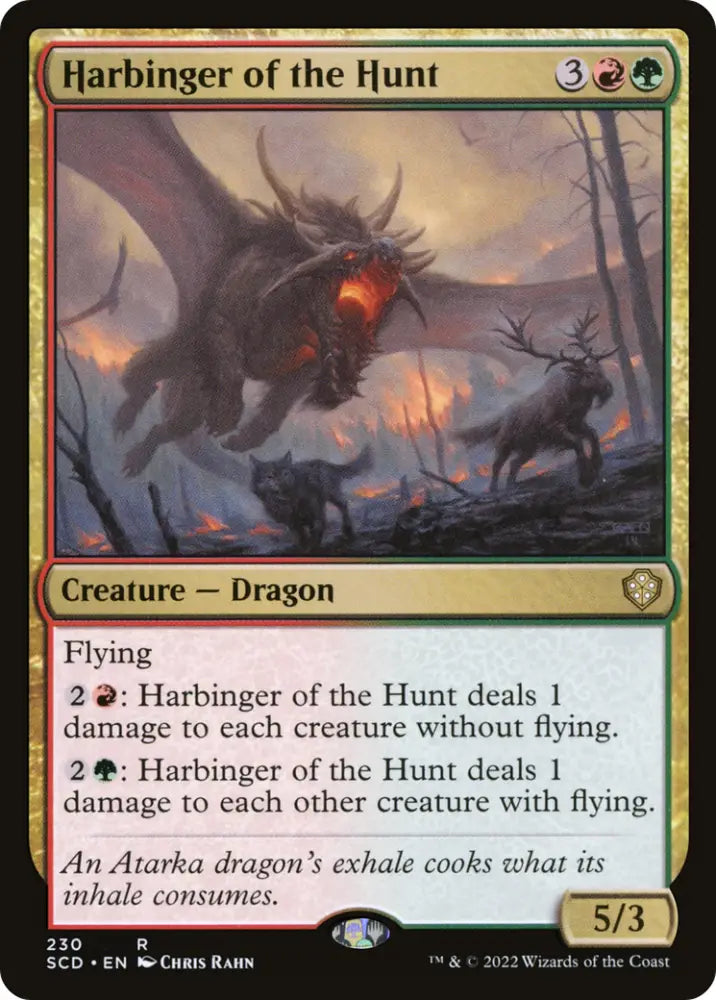 Harbinger of the Hunt [Starter Commander Decks] - MTG Single