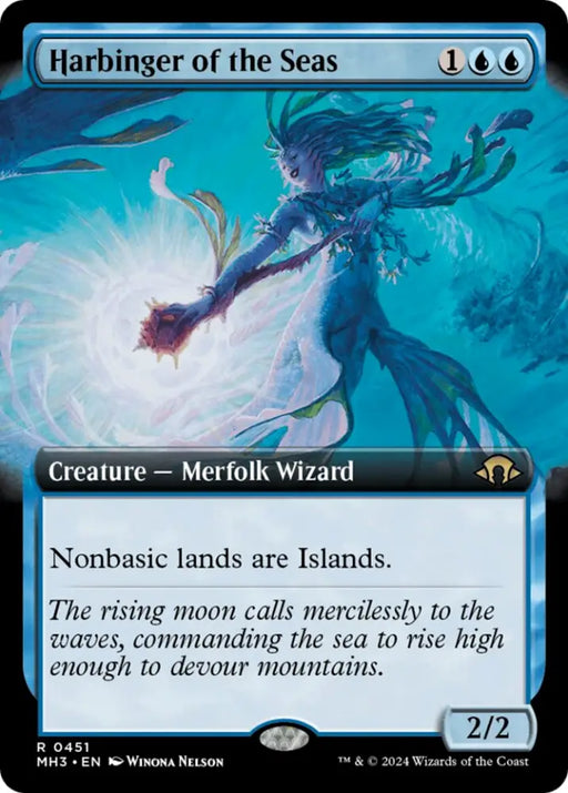 Harbinger of the Seas (Extended Art) [Modern Horizons 3] - MTG Single