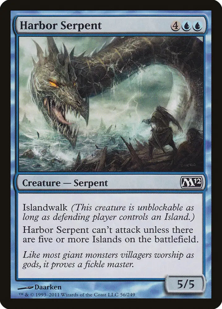 Harbor Serpent [Magic 2012] - MTG Single