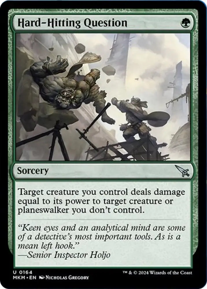 Hard-Hitting Question [Murders at Karlov Manor] - MTG Single