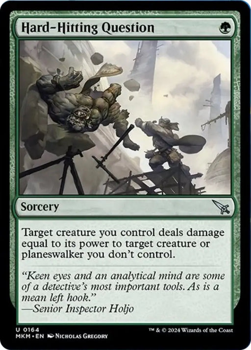 Hard-Hitting Question [Murders at Karlov Manor] - MTG Single