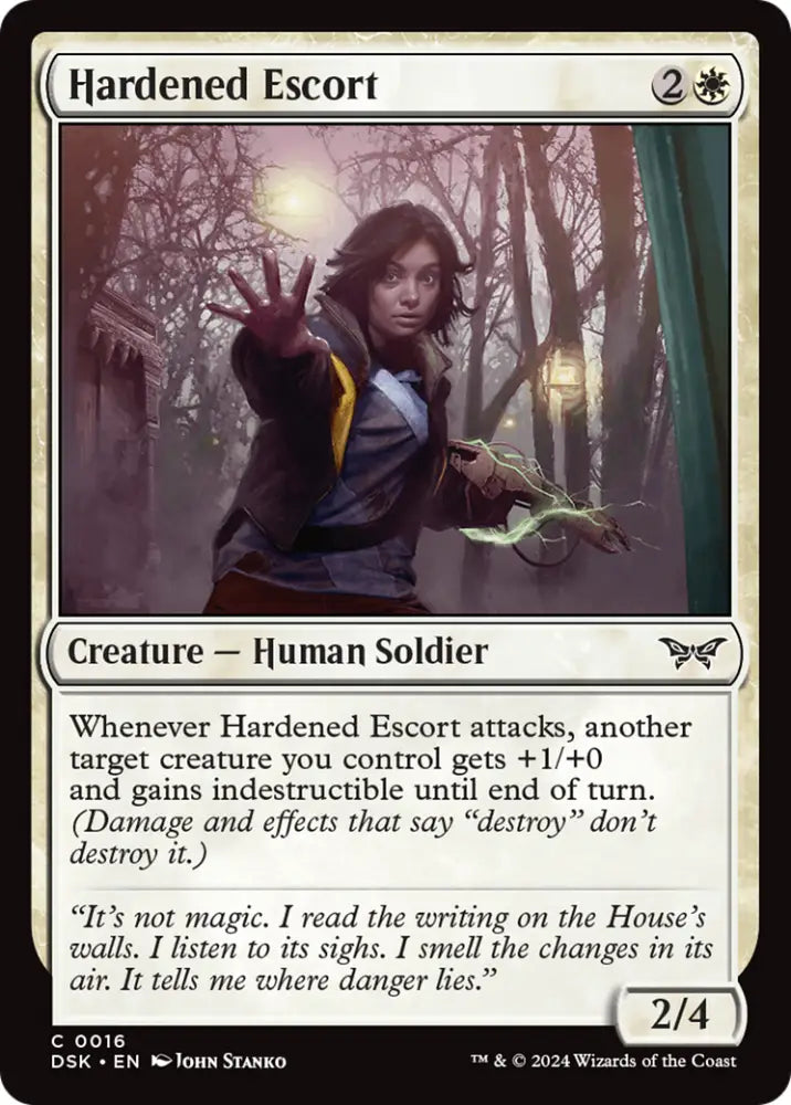 Hardened Escort [Duskmourn: House of Horror] - MTG Single