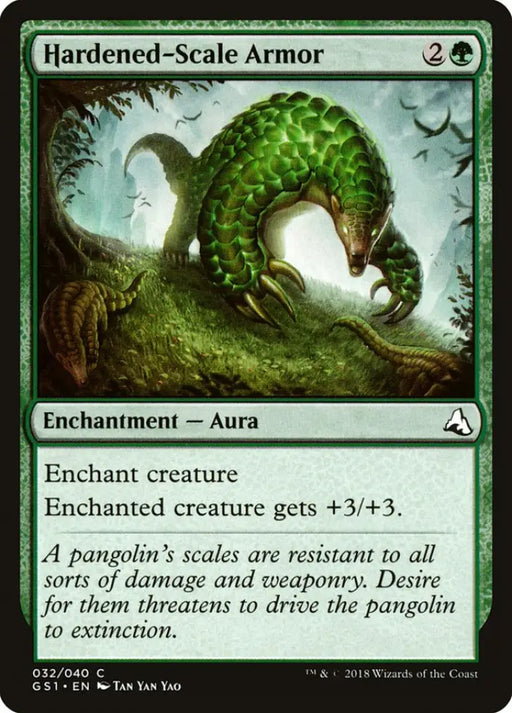 Hardened-Scale Armor [Global Series Jiang Yanggu & Mu Yanling] - MTG Single