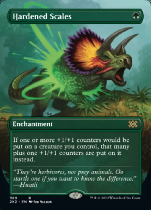 Hardened Scales (Borderless Alternate Art) [Double Masters 2022] - MTG Single