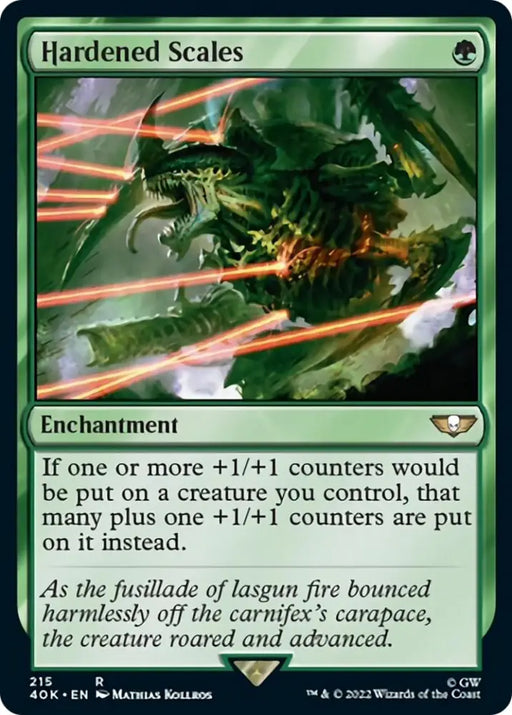 Hardened Scales [Warhammer 40,000] - MTG Single