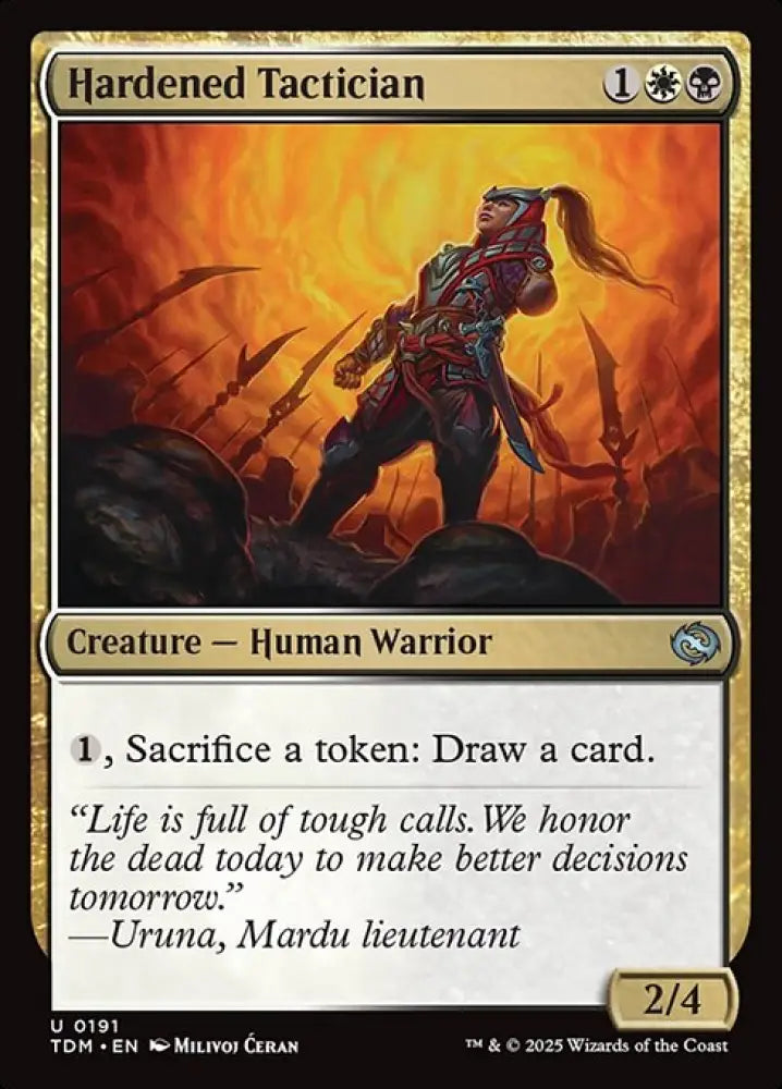 Hardened Tactician (191) [Tarkir: Dragonstorm]