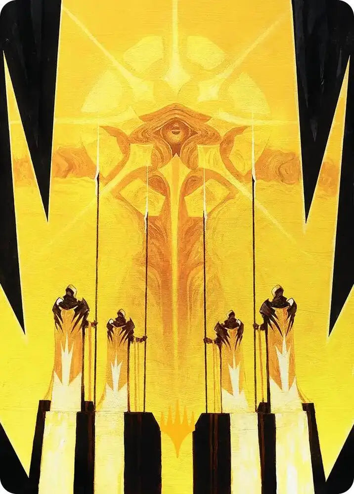 Hardlight Containment Art Card (Gold-Stamped Planeswalker Symbol) (4) [Edge of Eternities Art Series]