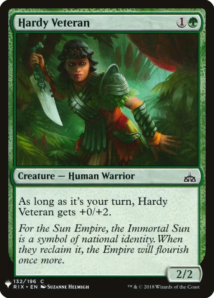 Hardy Veteran [Mystery Booster] - MTG Single