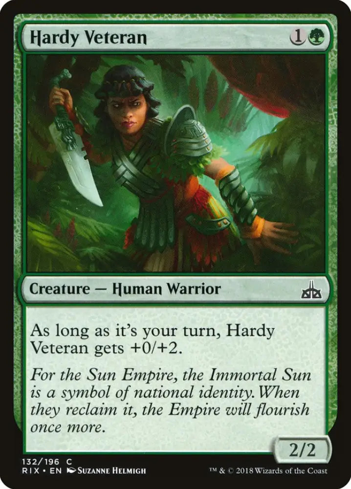 Hardy Veteran [Rivals of Ixalan] - MTG Single