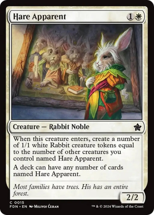 Hare Apparent [Foundations] - MTG Single