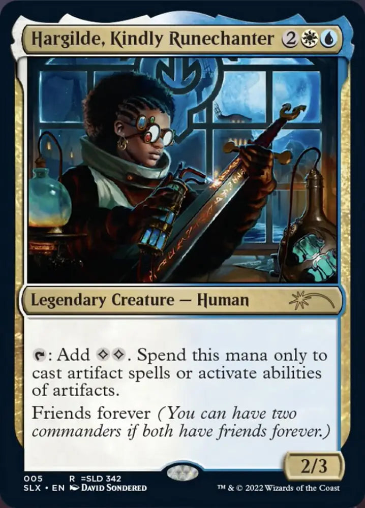 Hargilde Kindly Runechanter [Secret Lair: Universes Within] - MTG Single