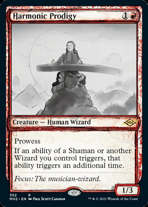 Harmonic Prodigy (Sketch) [Modern Horizons 2] - MTG Single