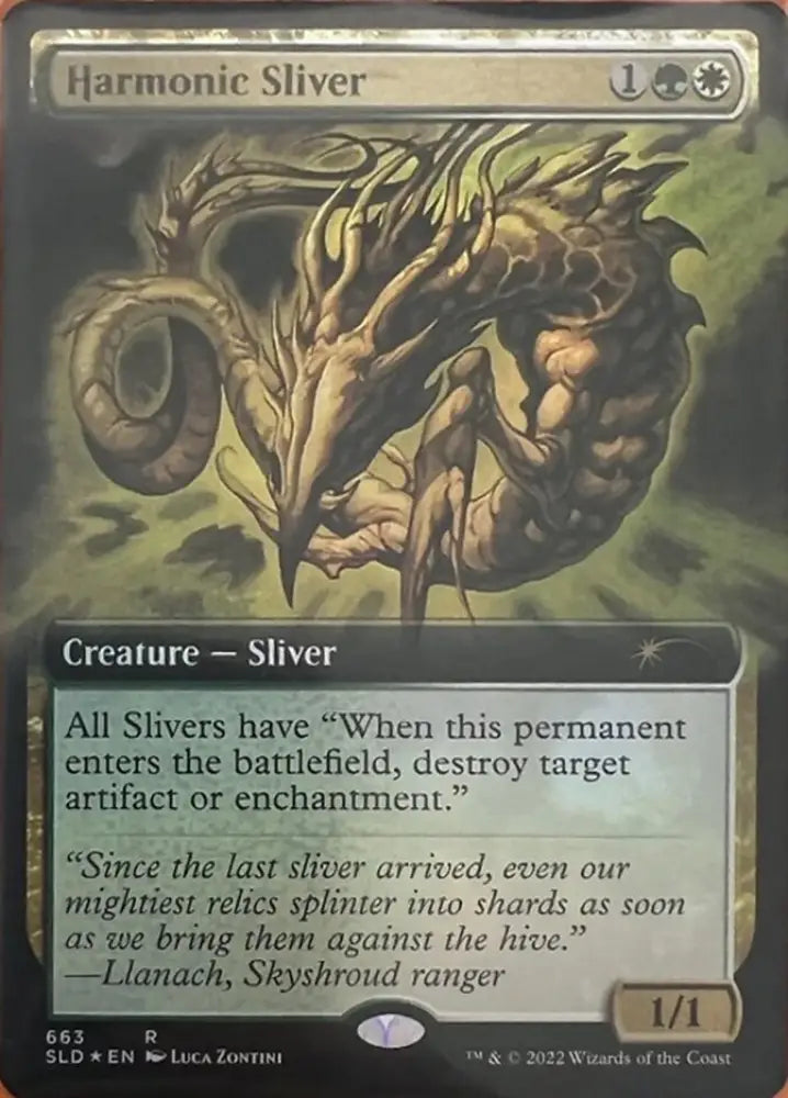 Harmonic Sliver (Extended Art) [Secret Lair Drop Promos] - MTG Single