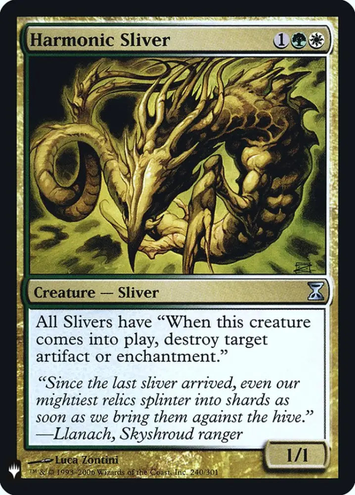 Harmonic Sliver [Mystery Booster] - MTG Single