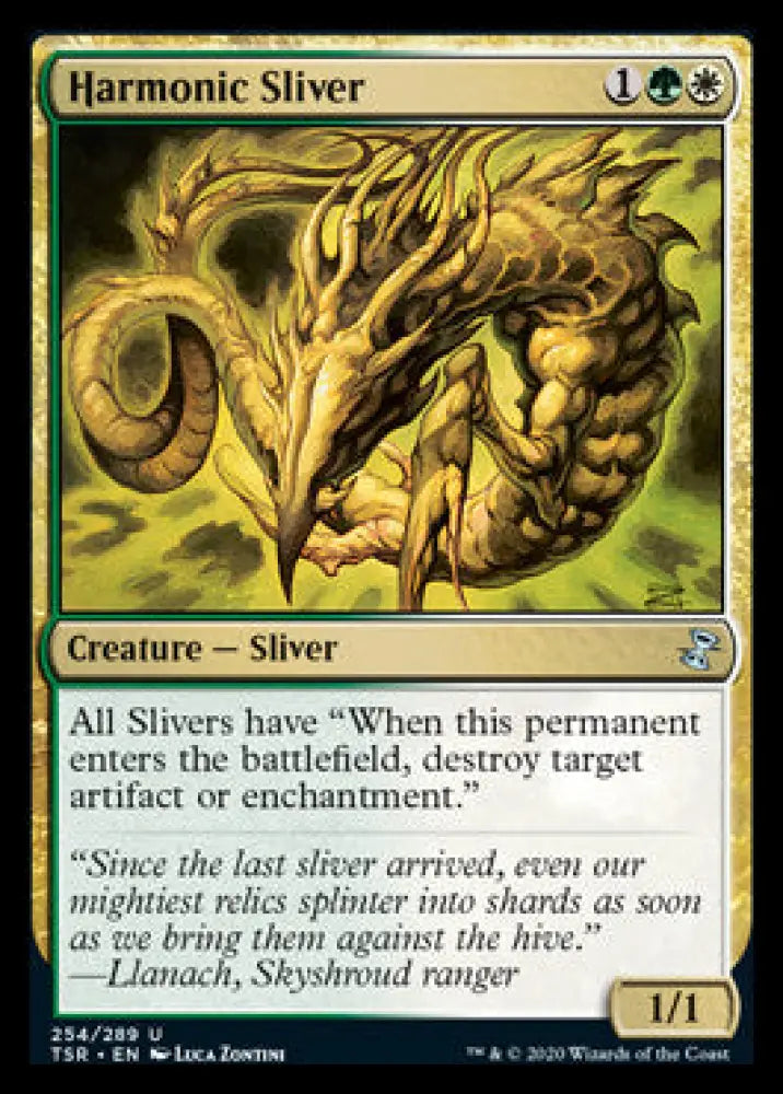 Harmonic Sliver [Time Spiral Remastered] - MTG Single