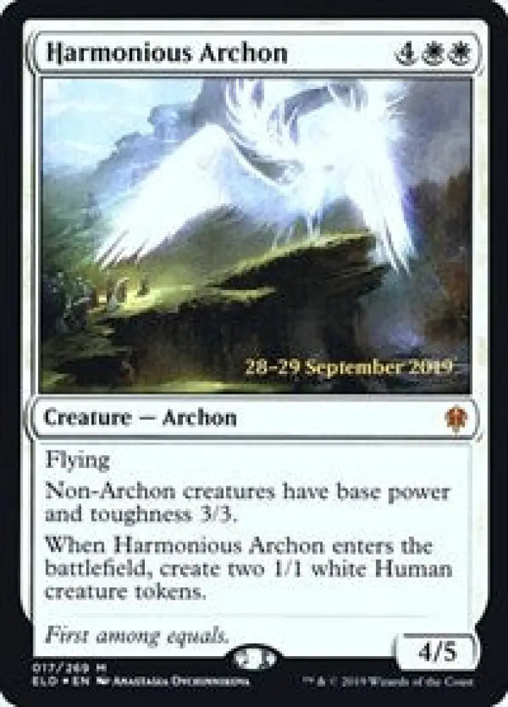 Harmonious Archon (17) [Prerelease Cards]