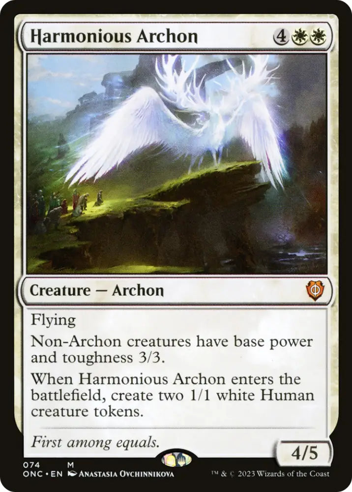 Harmonious Archon [Phyrexia: All Will Be One Commander] - MTG Single