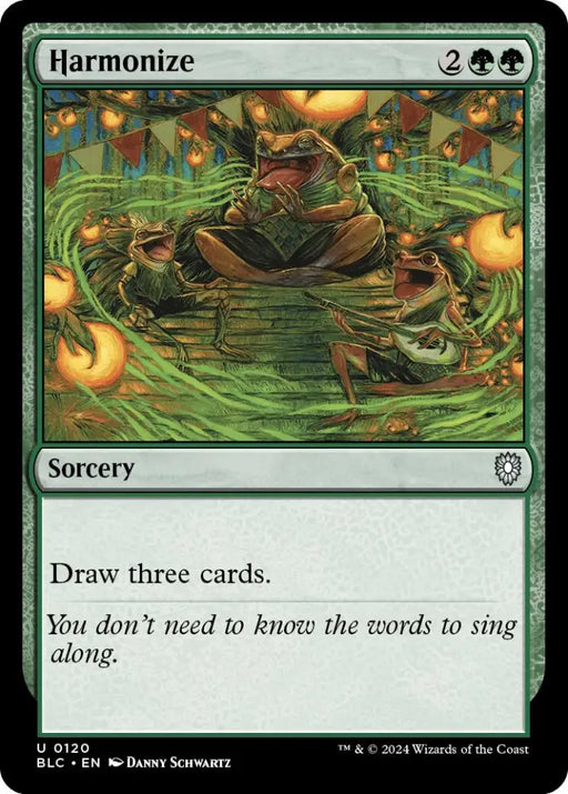 Harmonize [Bloomburrow Commander] - MTG Single