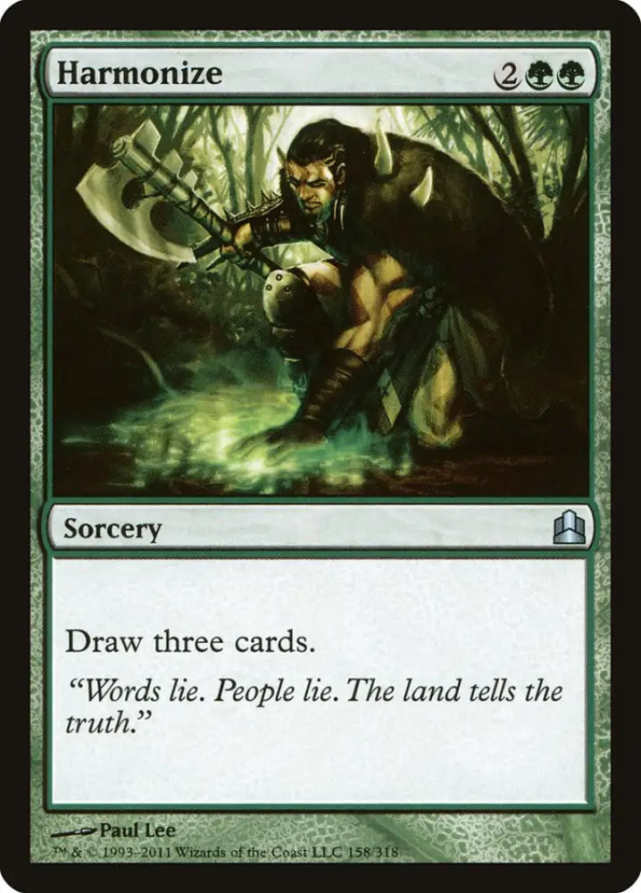 Harmonize [Commander 2011] - MTG Single