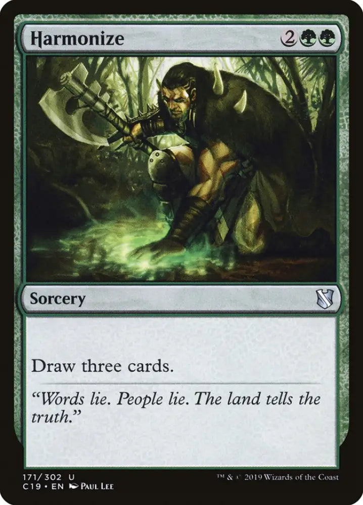 Harmonize [Commander 2019] - MTG Single